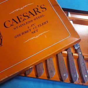 Vintage Caesar's 8-Piece Knife Set
